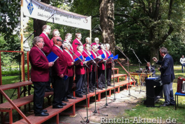 Die Vereinigten Chöre Rinteln laden zum 16. Mal ein: Singender, klingender Rosengarten im Blumenwall