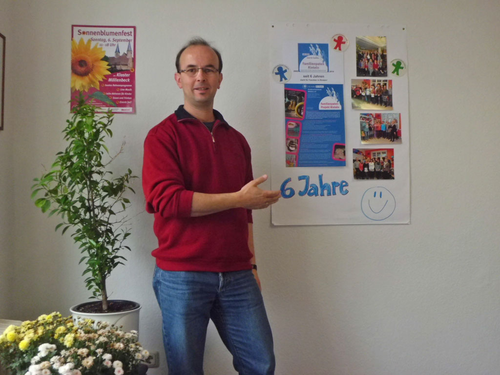 Albrecht Schäffer freut sich über sechs Jahre Familienpaten. Foto: Kinderschutzbund Rinteln