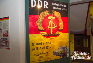16.4.2015: Letzte Führung durch die Sonderausstellung „DDR. Schlaglichter auf Staat und Alltag“