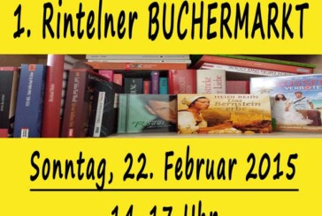 1. Rintelner Büchermarkt: Großer Bücherflohmarkt für Jedermann im Brückentorsaal