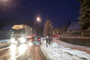 Schnee sorgt für Unfälle und Verkehrsbehinderungen