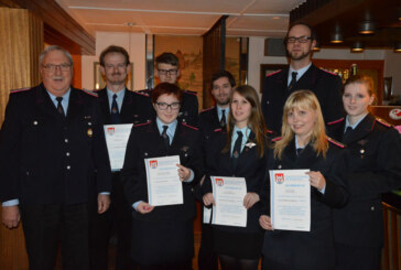 Jahreshauptversammlung der Feuerwehr Friedrichswald