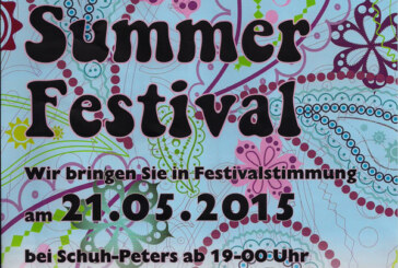 Little Summer Festival am 21.05.2015 bei Schuh Peters