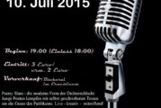 4. Poetry Slam im Gymnasium Ernestinum am 10.07.2015