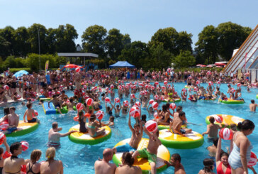 Neuer Termin für Sparkassen-Poolparty im Freibad am 19.08.2015