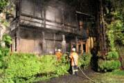 Feuerwehreinsatz bei Haus Waldesruh