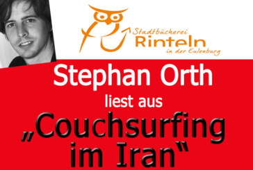 „Couchsurfing im Iran“ – Stephan Orth liest in der Stadtbücherei Rinteln