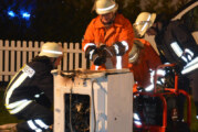 Brennende Waschmaschine löst Feuerwehreinsatz in Rolfshagen aus