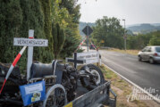 Zur Abschreckung: Zerstörtes Motorrad in Wennenkamp aufgestellt