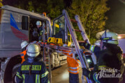 „LKW-Unfall“ an den Kiesteichen: Feuerwehren Steinbergen, Engern, Kohlenstädt und Ahe üben den Ernstfall