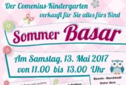 Sommer-Basar im Comenius-Kindergarten
