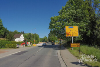 Steinbergen: L442 zwischen B83 und Parkplatz „Steinzeichen“ ab Montag voll gesperrt