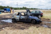 Auto auf Festivalgelände von „Umsonst und Draussen“ in Veltheim ausgebrannt