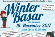 Winter-Basar im Comenius-Kindergarten