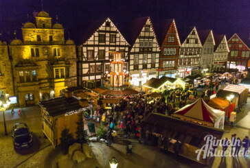 Rintelner Adventszauber: Weihnachtsmarkt vom 1. – 29.12. in historischer Altstadt