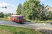 Schienenbus auf Industriekultur-Sonderfahrt von Rinteln nach Stadthagen