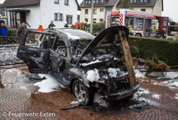 Exten: Auto in Flammen