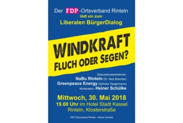 „Windkraft – Fluch oder Segen?“: Liberaler Bürgerdialog der FDP Rinteln