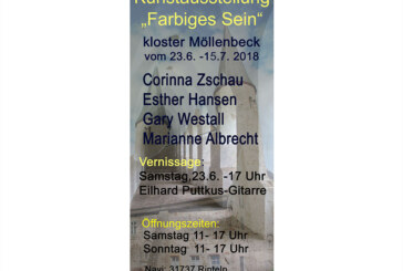 „Farbiges Sein“: Neue Kunstausstellung im Kloster Möllenbeck