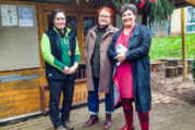 Anja Piel zu Besuch im Waldkindergarten Rinteln