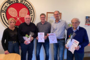70 Jahre Mitglied beim Tennisverein Rot-Weiß Rinteln