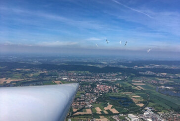 Runde 7 der 1. Segelflug-Bundesliga: Rintelner Piloten fliegen auf 3. Platz