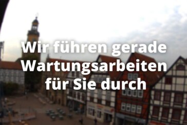 Neue Webcam-Ansicht am Rintelner Marktplatz außer Betrieb