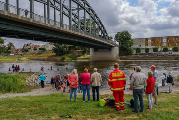 Alles im Fluss: Weserschwimmen lockt 110 Teilnehmer ins Wasser