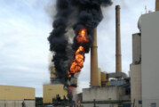 Veltheim: Feuer im stillgelegten Kraftwerk ausgebrochen
