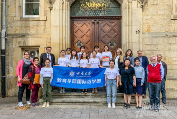 Besuch aus China: Studentinnen der Southwest University in Chongqing zu Gast in Rinteln