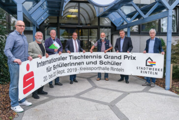 Internationaler Tischtennis Grand Prix für Schülerinnen und Schüler in der Kreissporthalle Rinteln