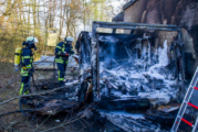 Brandeinsatz im Kieswerk Veltheim: Feuerwehr geht von vorsätzlicher Brandstiftung aus