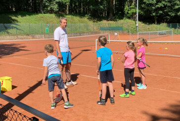 Innovatives Training: 36 Kinder und Jugendliche im Tennisbetrieb von Rot-Weiß Rinteln