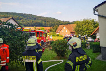 Feuerwehreinsatz in Steinbergen: Rauchentwicklung im Gebäude