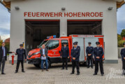 Neubau und Fahrzeug für Hohenrode: Eine Million Euro in Feuerwehr investiert