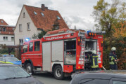 Feuerwehreinsatz in der Alten Todenmanner Straße