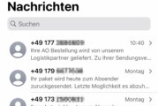 Teure „Paketverfolgung“: Polizei warnt vor schädlichen Smishing-SMS auf dem Handy