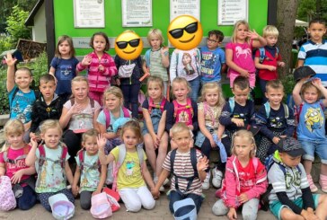 Kindergarten aus Möllenbeck zu Besuch im Tierpark Herford