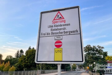Kleinenbremen: Radwegesanierung startet, Umleitung für Verkehr in Richtung Minden