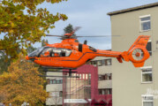 Rinteln: Rettungshubschrauber landet am Medizinischen Zentrum in der Nordstadt
