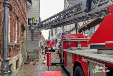 Rinteln: Feuerwehreinsatz in der Engen Straße