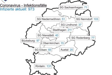 Corona-Inzidenz in Schaumburg steigt am Freitag auf 493