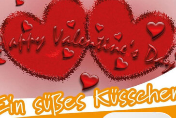 „Süßes Küsschen“: Stadtmarketing lädt zu Kunden-Aktion am 12. Februar ein