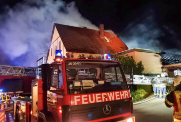 Krankenhagen: Großeinsatz der Feuerwehr am ehemaligen Gasthaus Kuhlmann