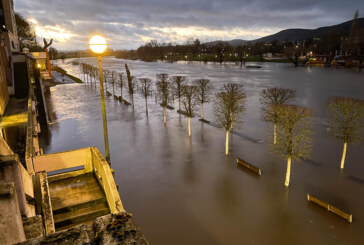 Hochwasser: Weserpegel in Rinteln kratzt an der 5-Meter-Marke