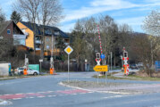 Bahnübergang an der Steinberger Straße wird umgebaut