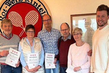 Großes Jubiläum: Ulla und Ulli Göbel sind seit 50 Jahren im Tennisverein Rot-Weiss Rinteln dabei