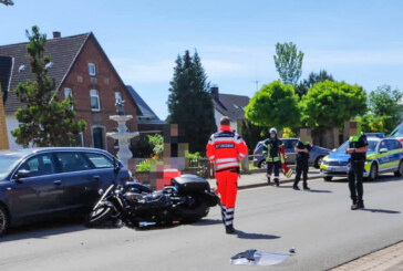 Unfall in Engern: Ein Motorradfahrer lebensgefährlich verletzt, einer schwer