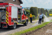 Richtige Taktik bei Vegetationsbränden: Waldbrandteam schult Rintelner Feuerwehren