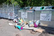 Ostertorstraße: Illegale Müllablagerung an Glascontainern
